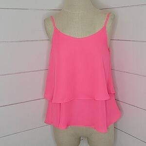 NWT Annabella from Francescas small pink layered loose tank